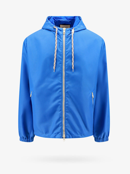 Gucci Nylon Jacket With Web And Gucci 1921 Details