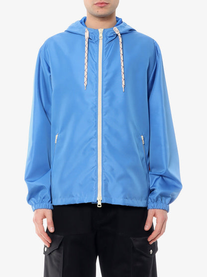 Gucci Nylon Jacket With Web And Gucci 1921 Details