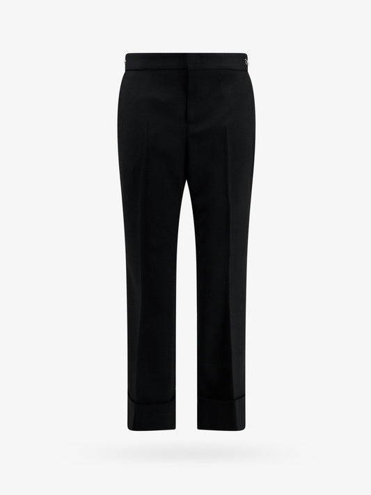 Gucci Wool Trouser With Horsebit Metal Detail