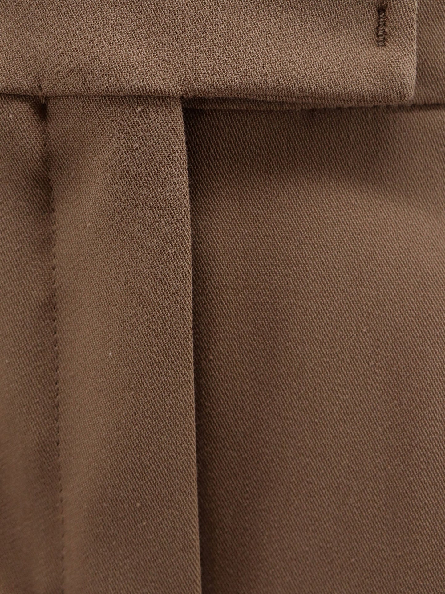 'S Max Mara Viscose And Cotton Trouser