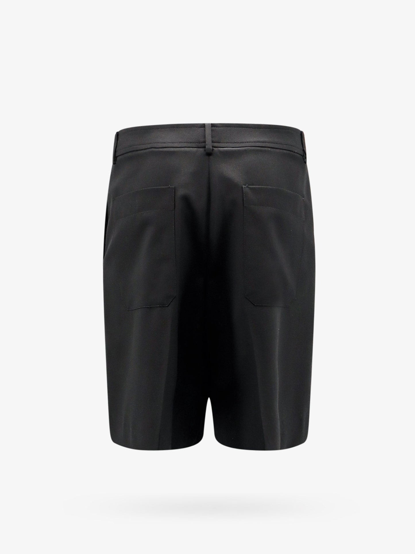 Valentino Virgin Wool Bermuda Shorts With Frontal Pinces