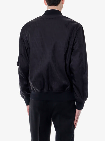 Valentino Nylon Jacket With Toile Iconographe Print