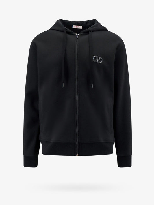 Valentino Cotton Sweatshirt With Vlogo Signature Patch