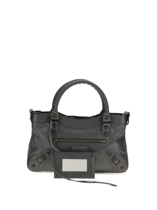 Balenciaga City First Shoulder Bag - Volcanic Rock