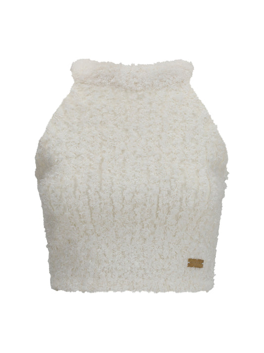 BALMAIN Sleeveless crew neck Top