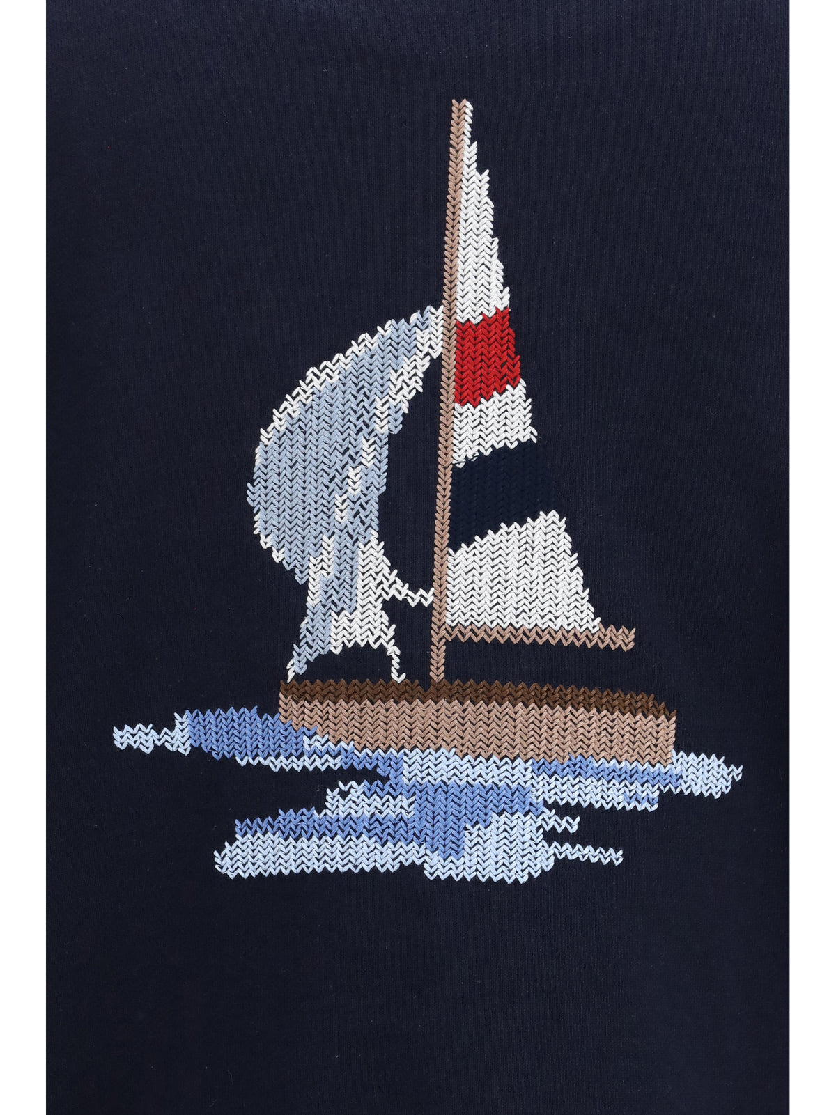 Thom Browne 4-Bar Boat cotton Cardigan - Navy