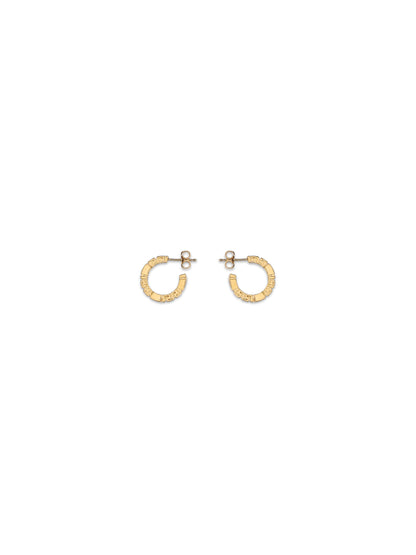 Versace Greca motif Earrings - Versace Gold