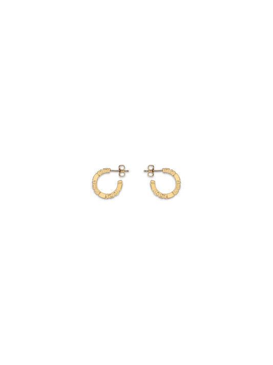 Versace Greca motif Earrings - Versace Gold