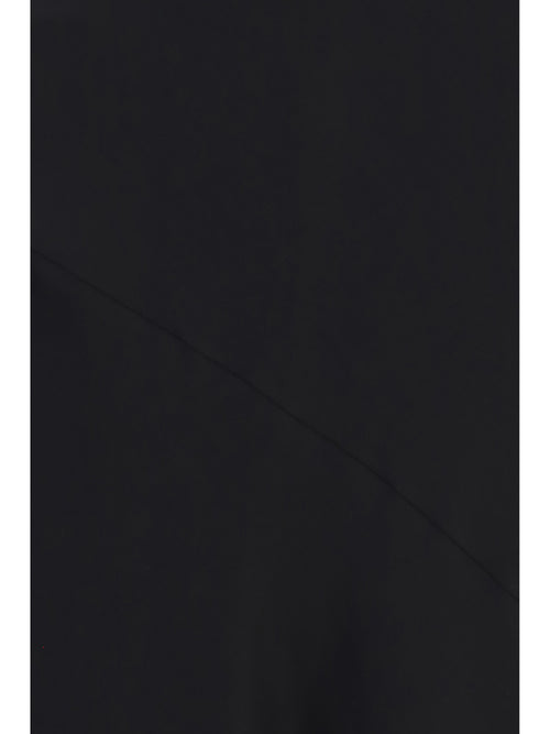 Ami Paris Sleeveless long fluid satin Dress - Noir