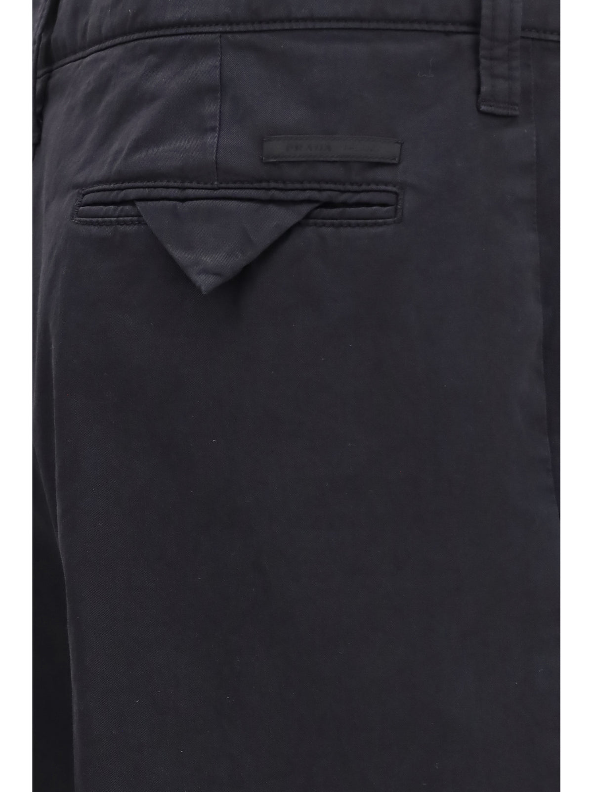 Prada Garment dyed cotton Pants - Bleu