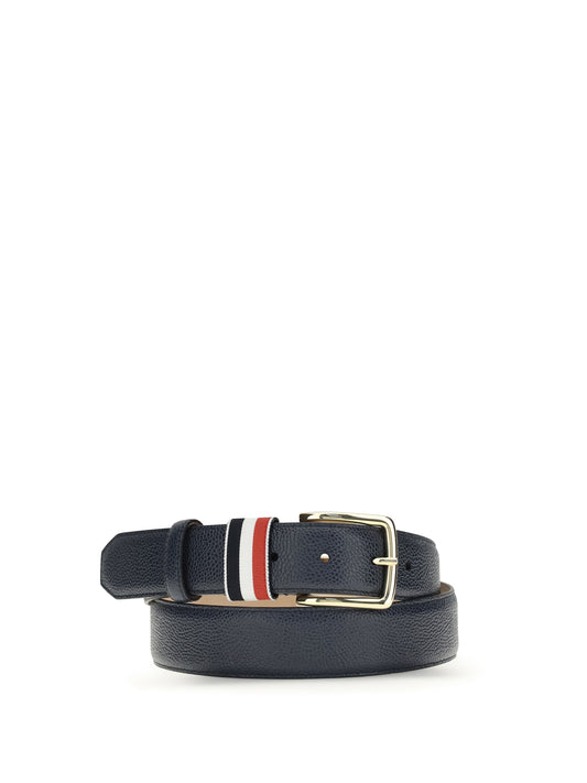THOM BROWNE Hammered leather Belt