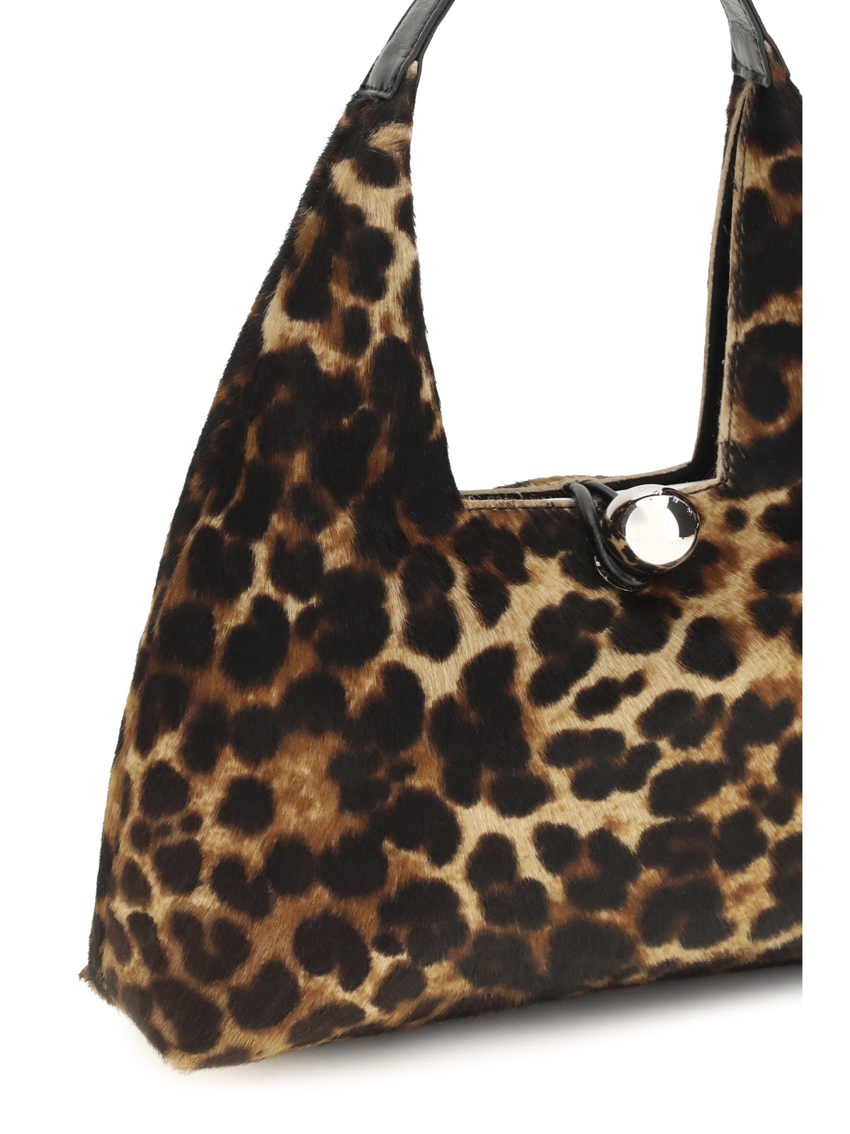Marni Small Trapeze leopard Handbag - Black
