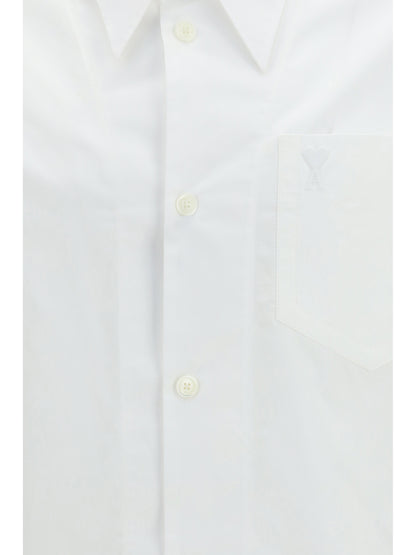 AMI PARIS Short sleeve wide Shirt with camp collar