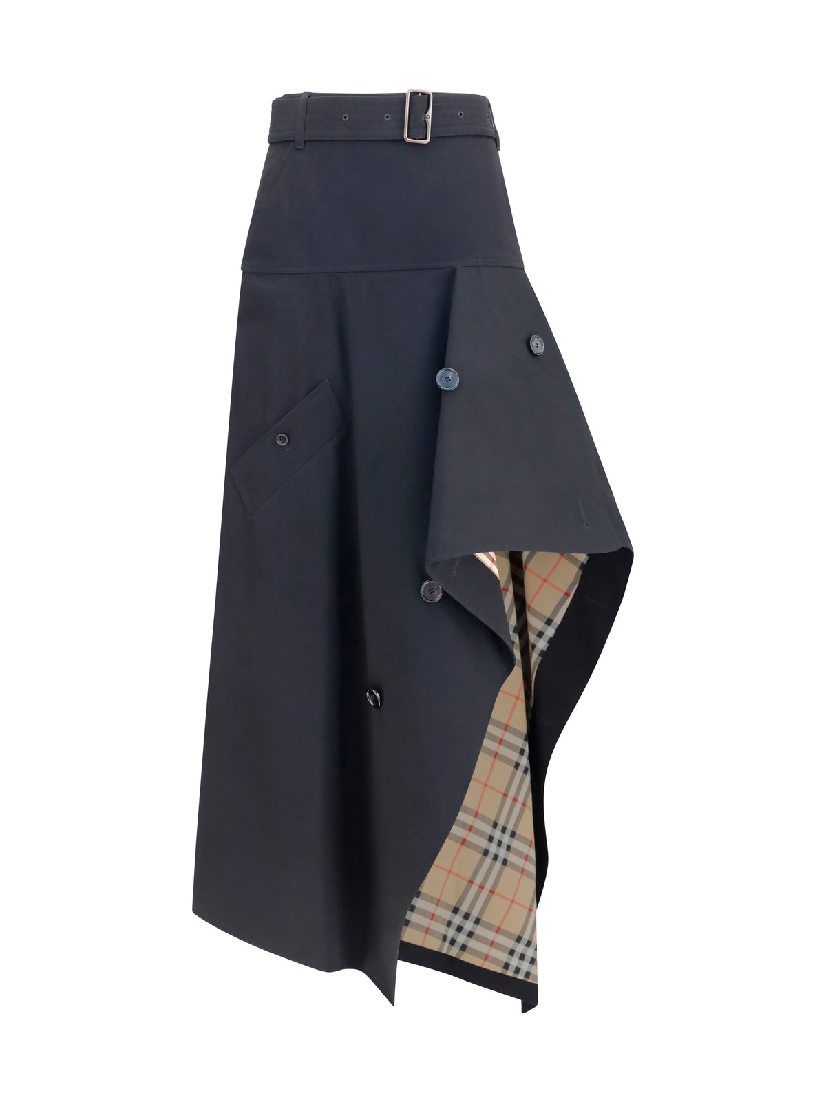 Burberry Heather asymmetric Skirt - Black