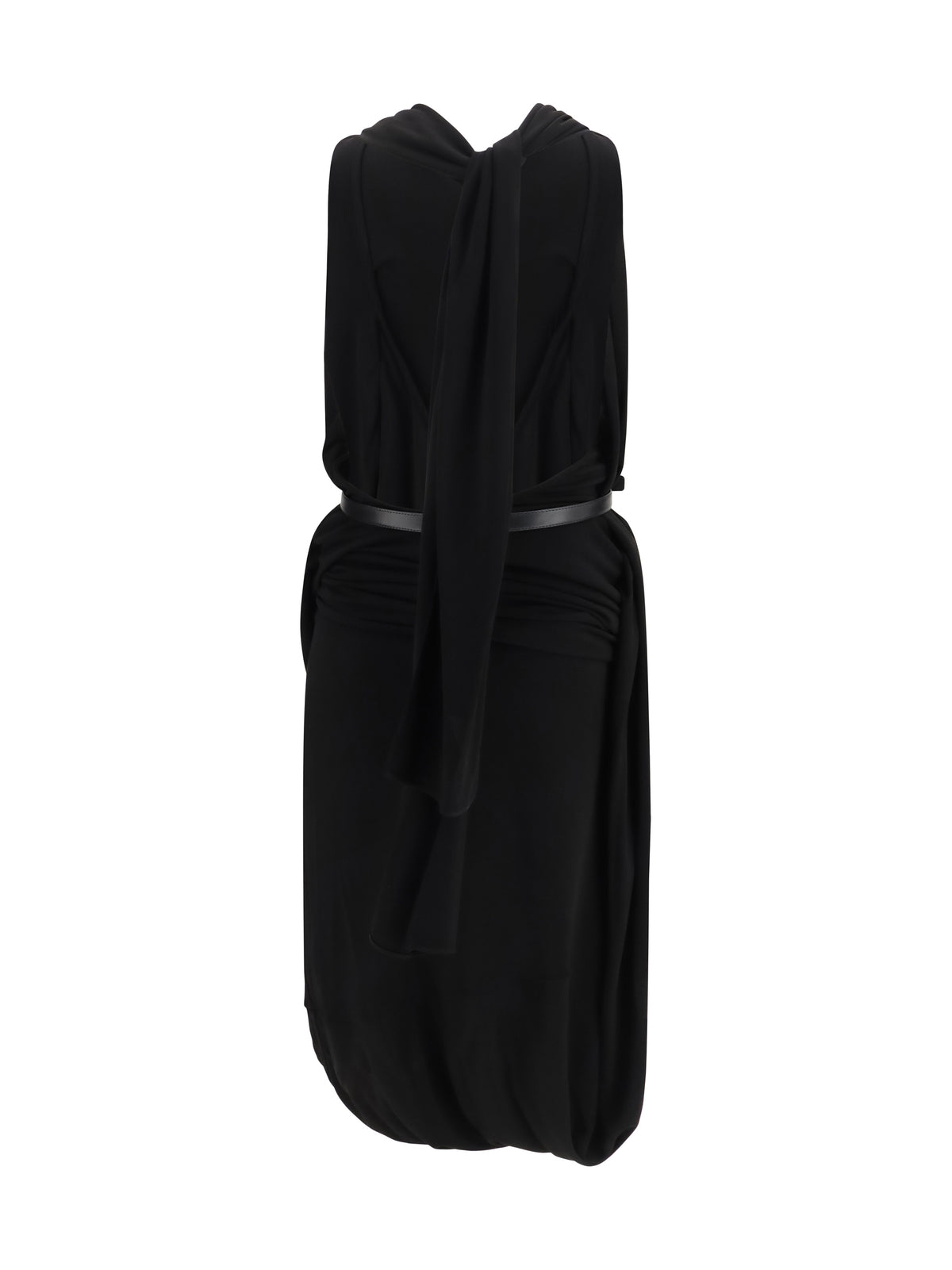 Loewe Draped viscose Dress - Black