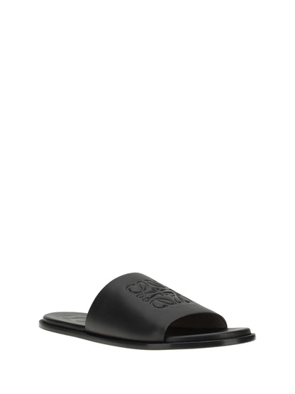 LOEWE Slide Anagram Flex Sandals