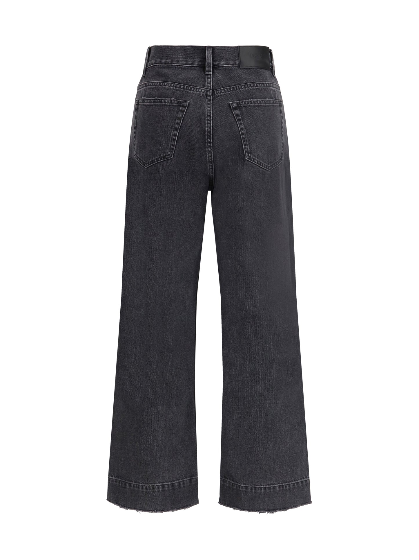 CHLOÉ High-Waisted Cropped Denim Jeans