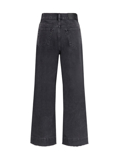 CHLOÉ High-Waisted Cropped Denim Jeans