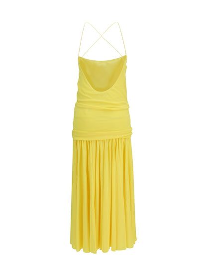 JACQUEMUS Pleated midi Dress