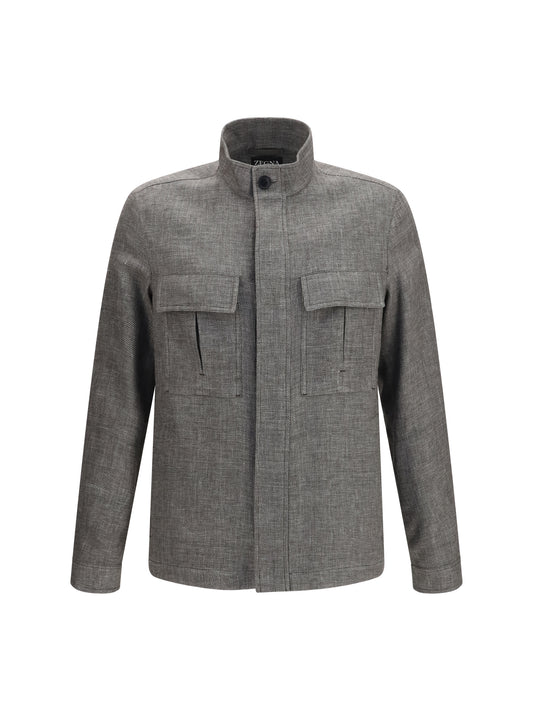 ZEGNA High-collar Shirt Jacket