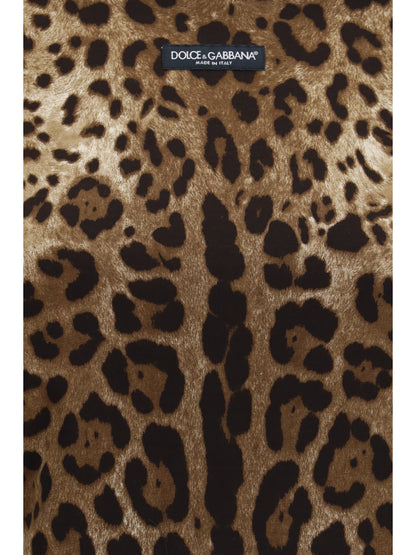 Dolce & Gabbana Leopard-print cropped T-shirt - Leo New