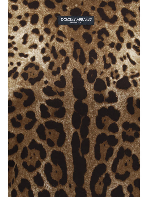 Dolce & Gabbana Leopard-print cropped T-shirt - Leo New