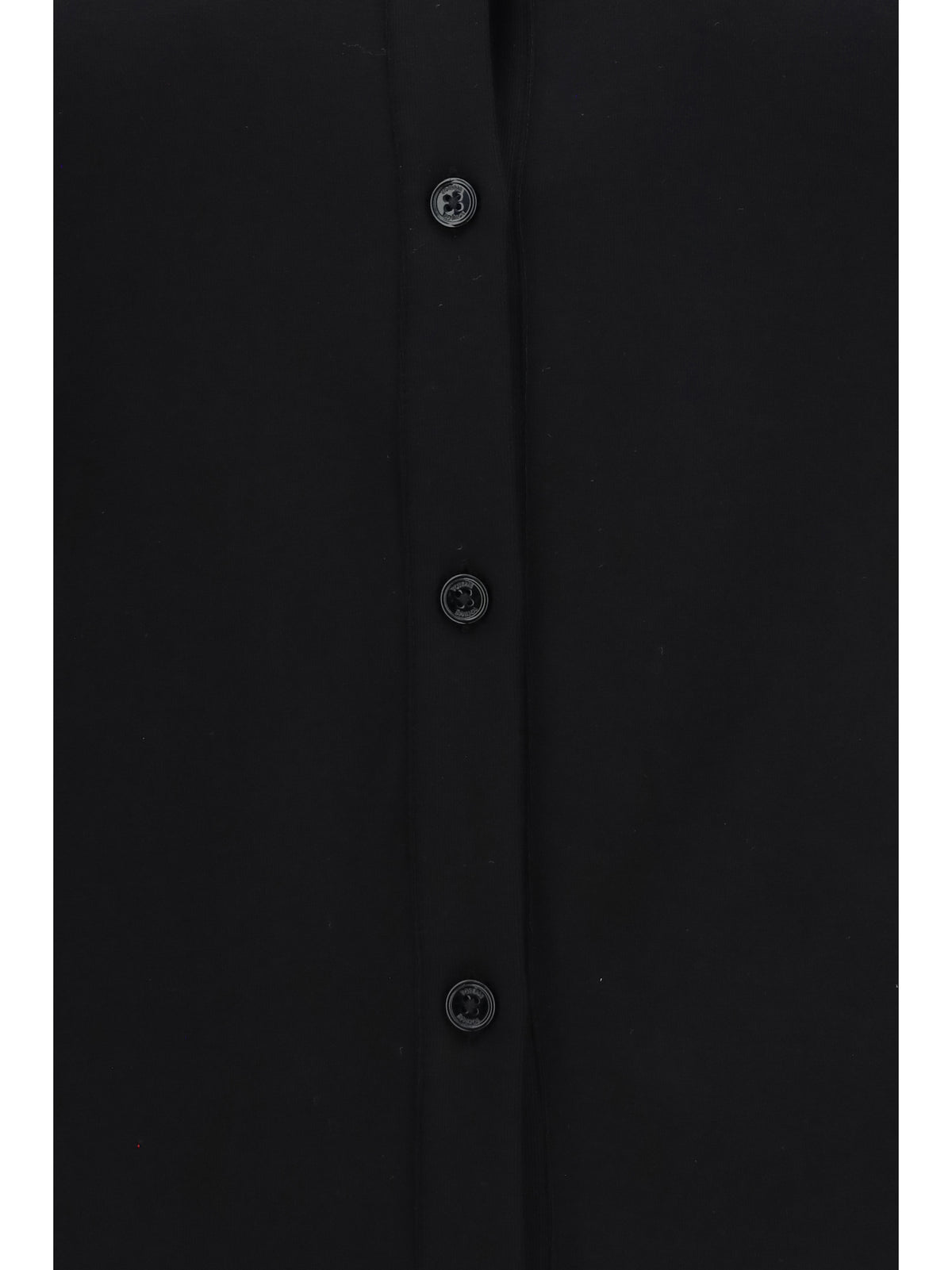 Toteme Viscose Shirt with high cuffs - Black