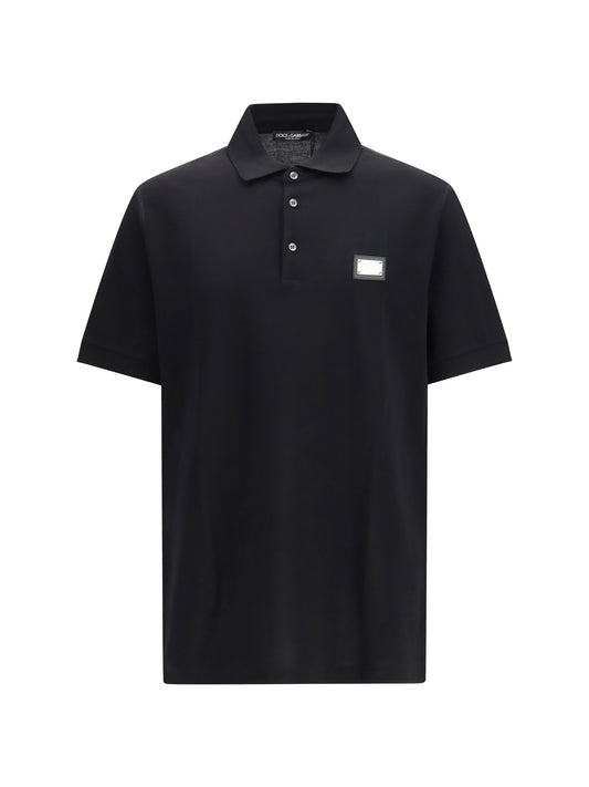 DOLCE & GABBANA Cotton piqué Polo Shirt