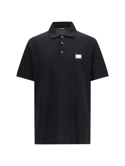 DOLCE & GABBANA Cotton piqué Polo