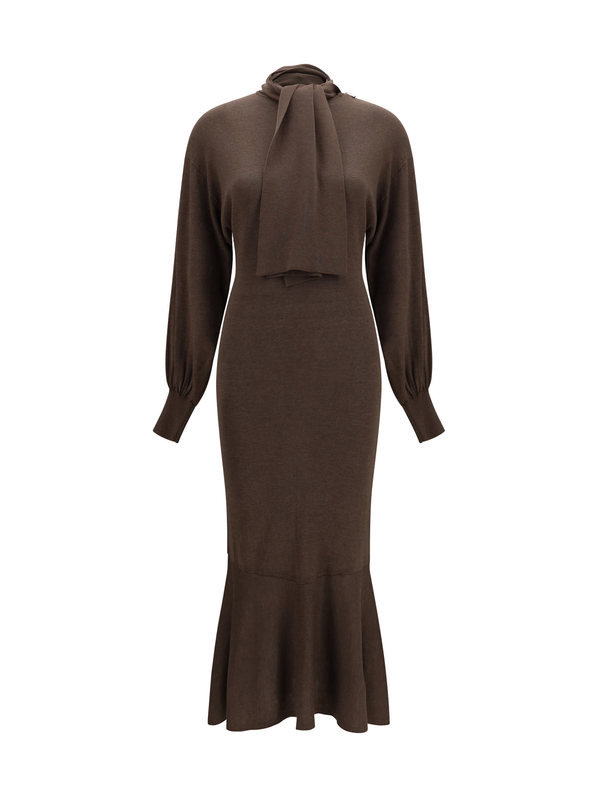Jacquemus Losange knit Dress - Brown