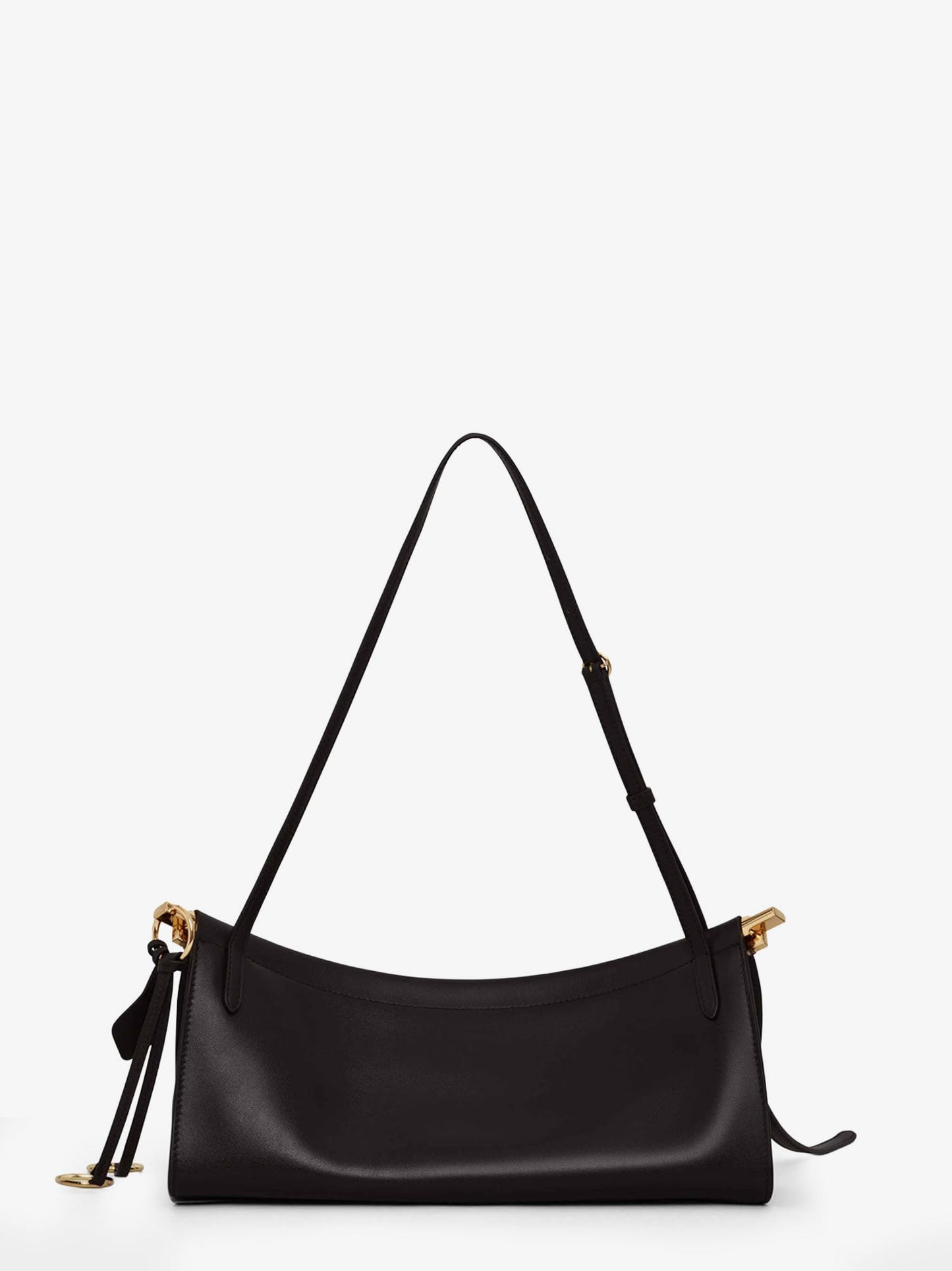 Alaia East West Medium Leather Shoulder Bag