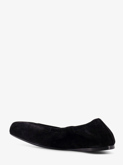 Alaia Ballet Flats Suede Ballerinas