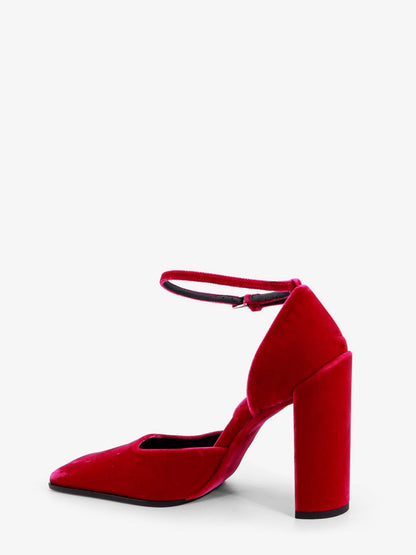 Alaia D' Orsay 90 Velvet Décolleté