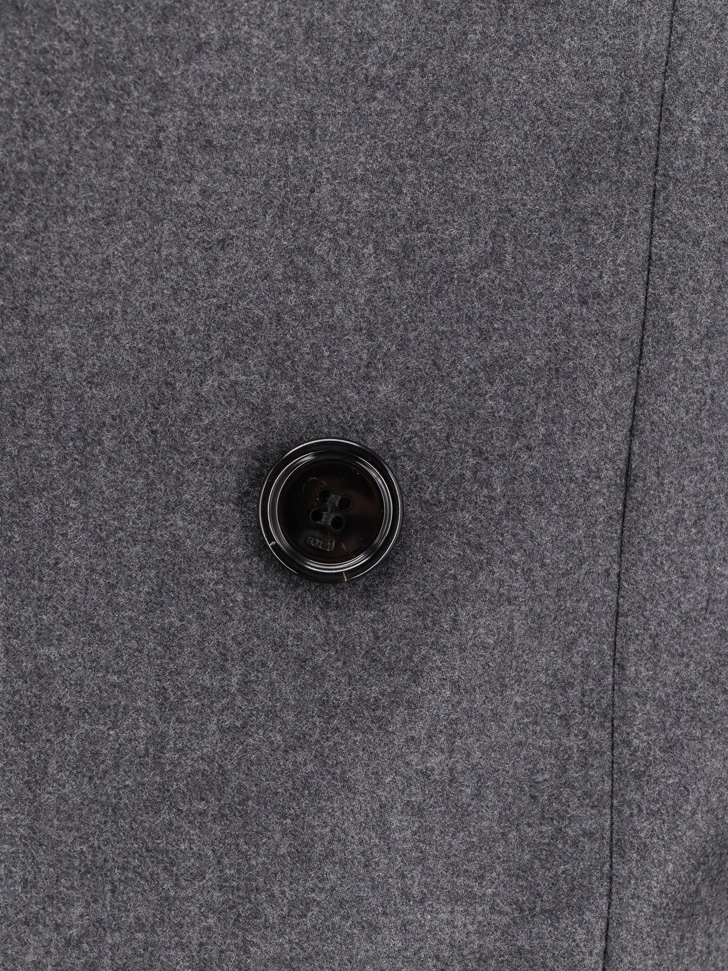 Ami Paris Double Breasted Virgin Wool Blazer