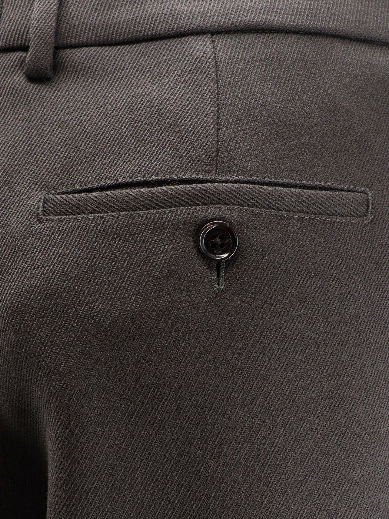 Ami Paris Virgin Wool Trousers