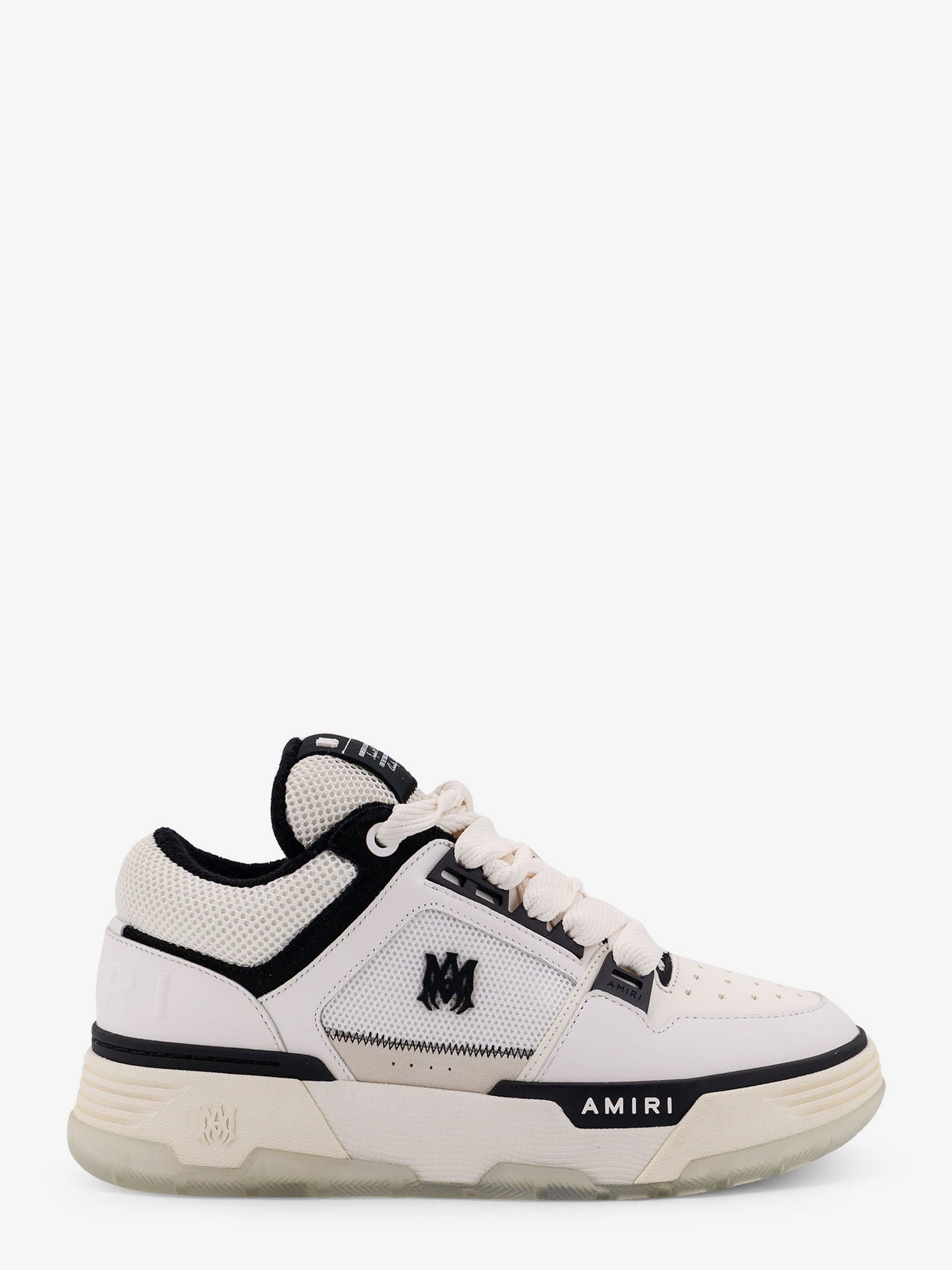 Amiri Ma 1 Leather Sneakers With Mesh Inserts