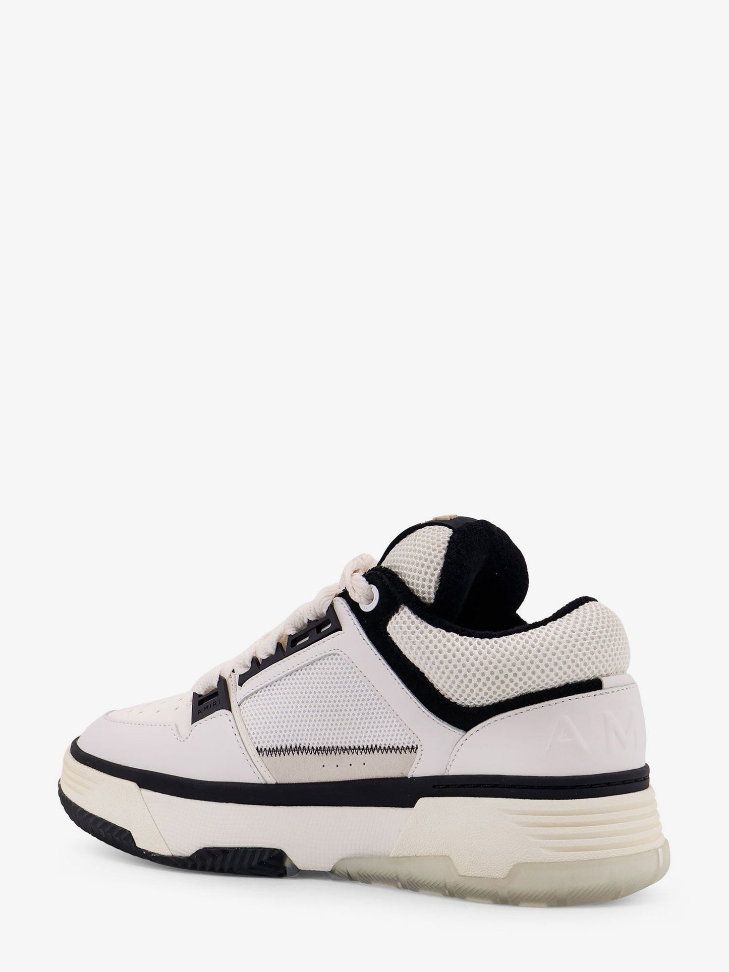 Amiri Ma 1 Leather Sneakers With Mesh Inserts