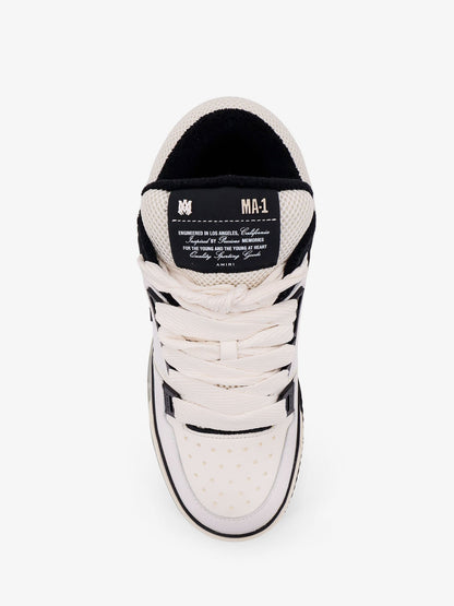 Amiri Ma 1 Leather Sneakers With Mesh Inserts