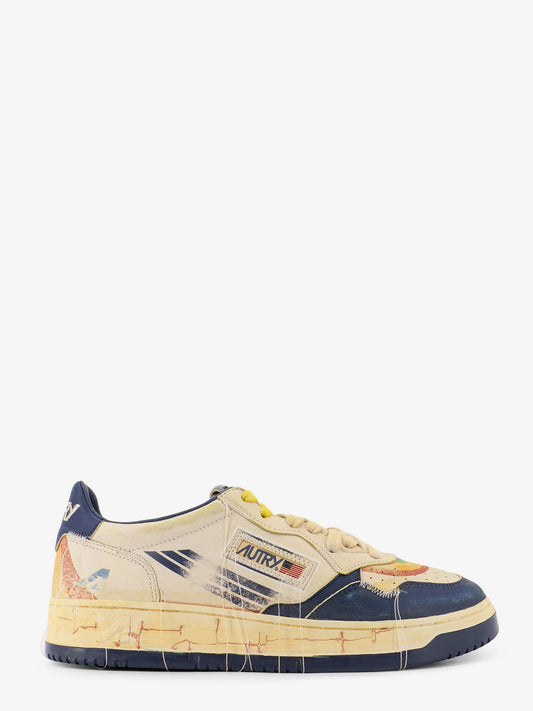 Autry Super Vintage Leather Low Top Sneakers