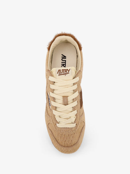 Autry Low Top Windspin Pony Skin Sneakers