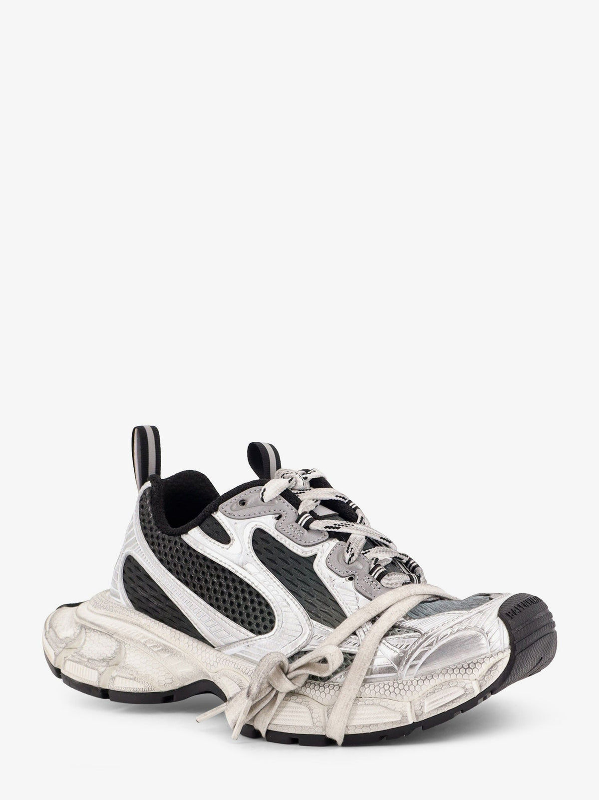 Balenciaga 3XL Gradient mesh sneakers with used effect - Grigio