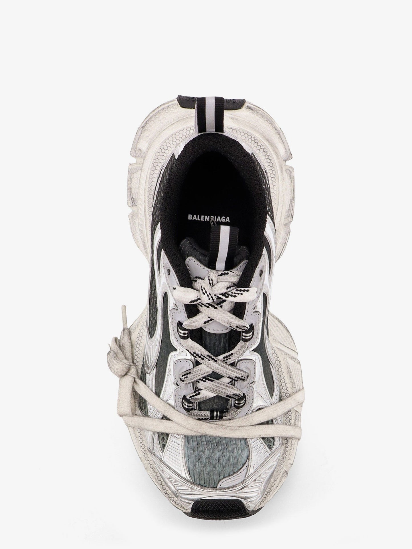 Balenciaga 3 Xl Gradient Mesh Sneakers With Used Effect