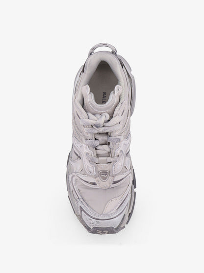 Balenciaga Runner 2 Nylon Low Top Sneakers With Leather Inserts