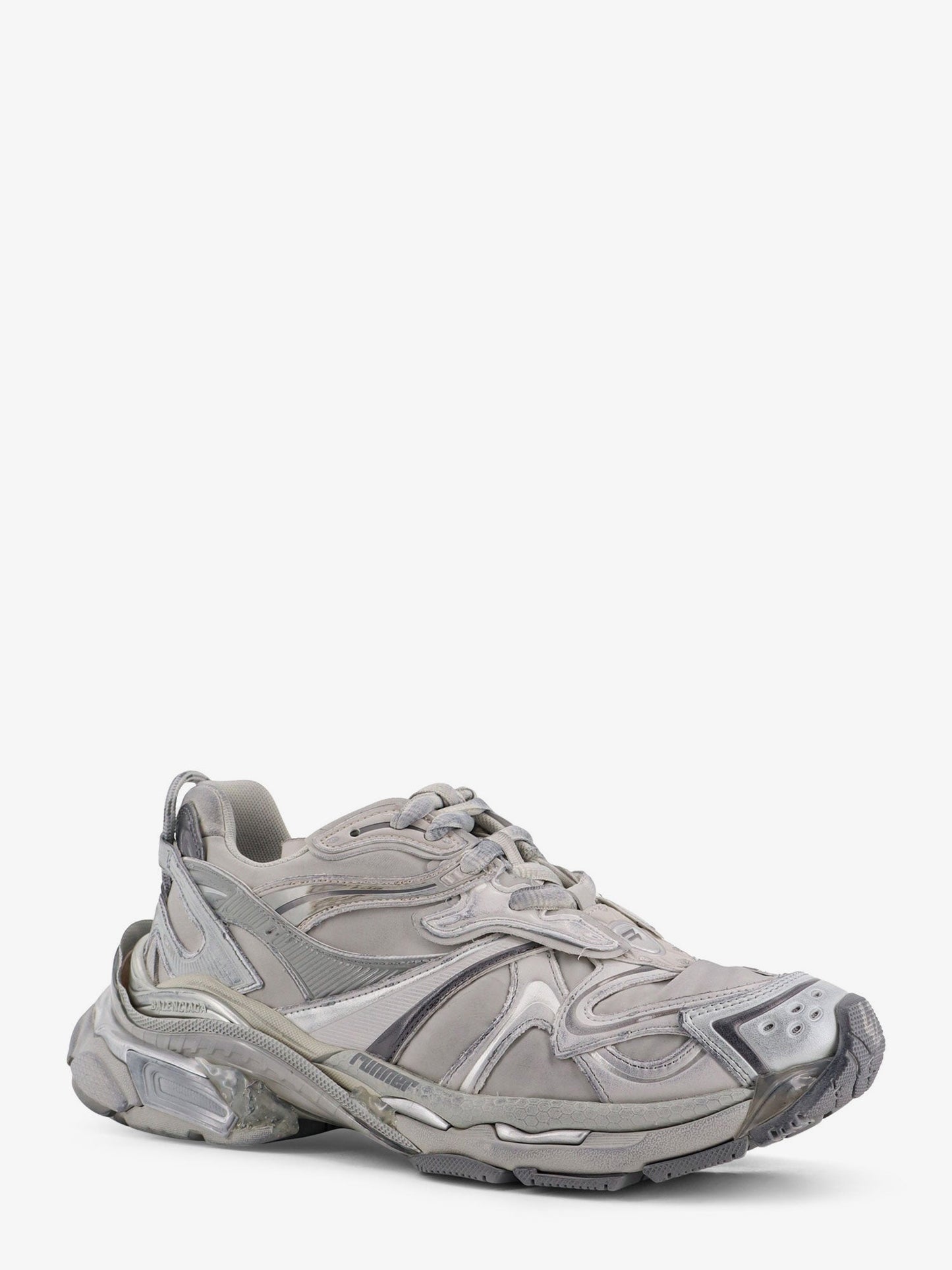 Balenciaga Mesh And Nylon Runner 2 Sneakers