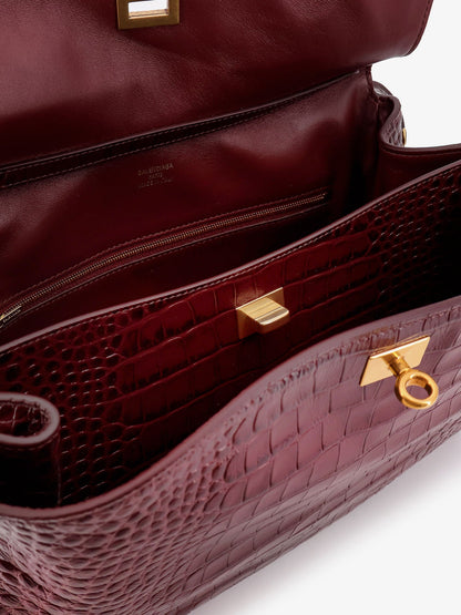 Balenciaga Rodeo M Suede Shoulder Bag
