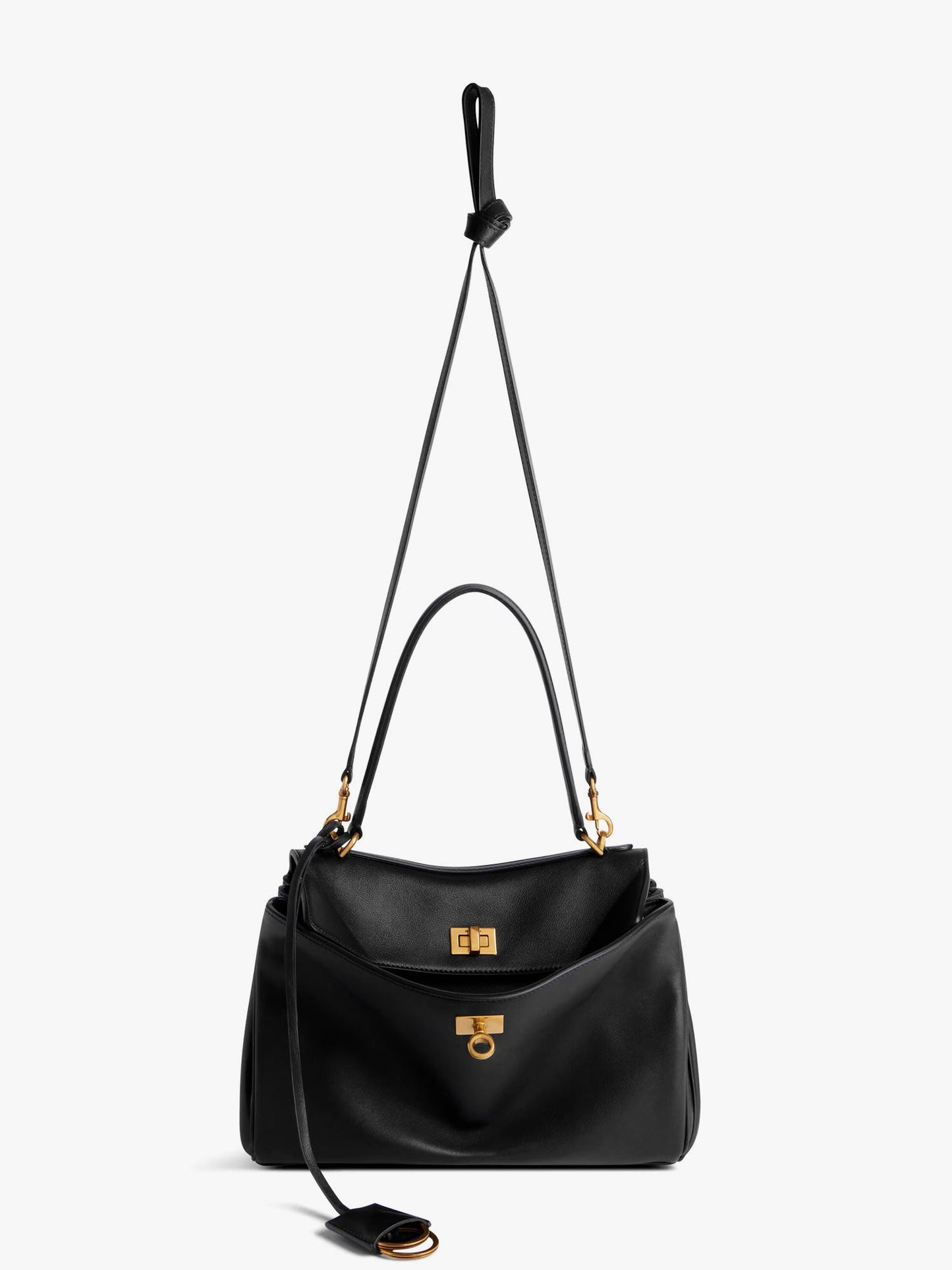 Balenciaga Rodeo S Suede Crossbody Bag