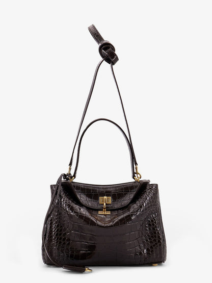 Balenciaga Rodeo S Suede Crossbody Bag