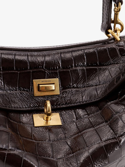 Balenciaga Rodeo S Suede Crossbody Bag
