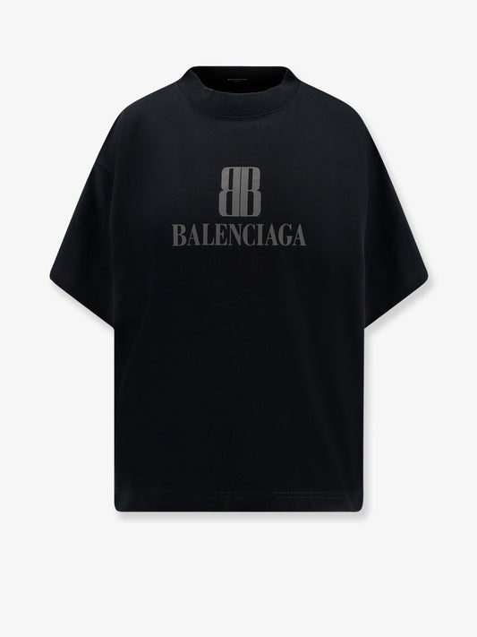 Balenciaga Cotton T Shirt With Logo