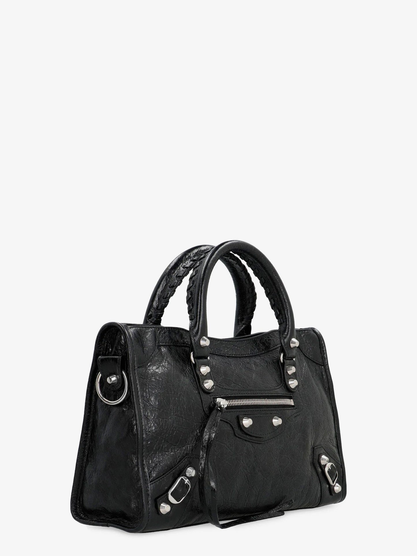 Balenciaga Le City Medium Leather Shoulder Bag